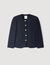 Jacke mit Rundhalsausschnitt