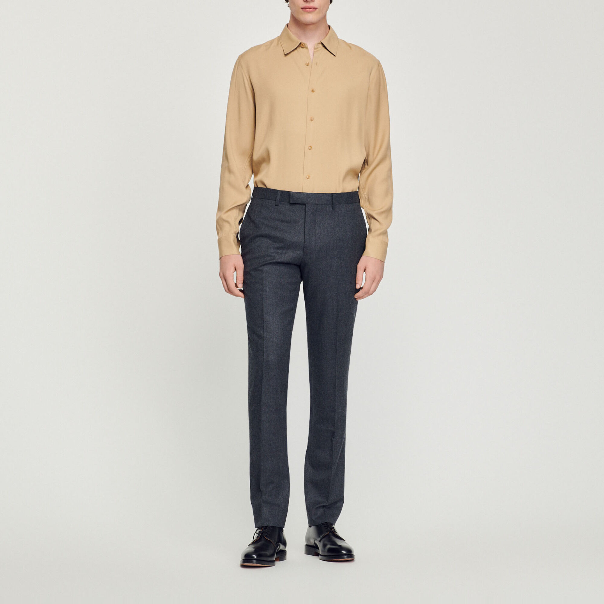Anzughose aus Flanell