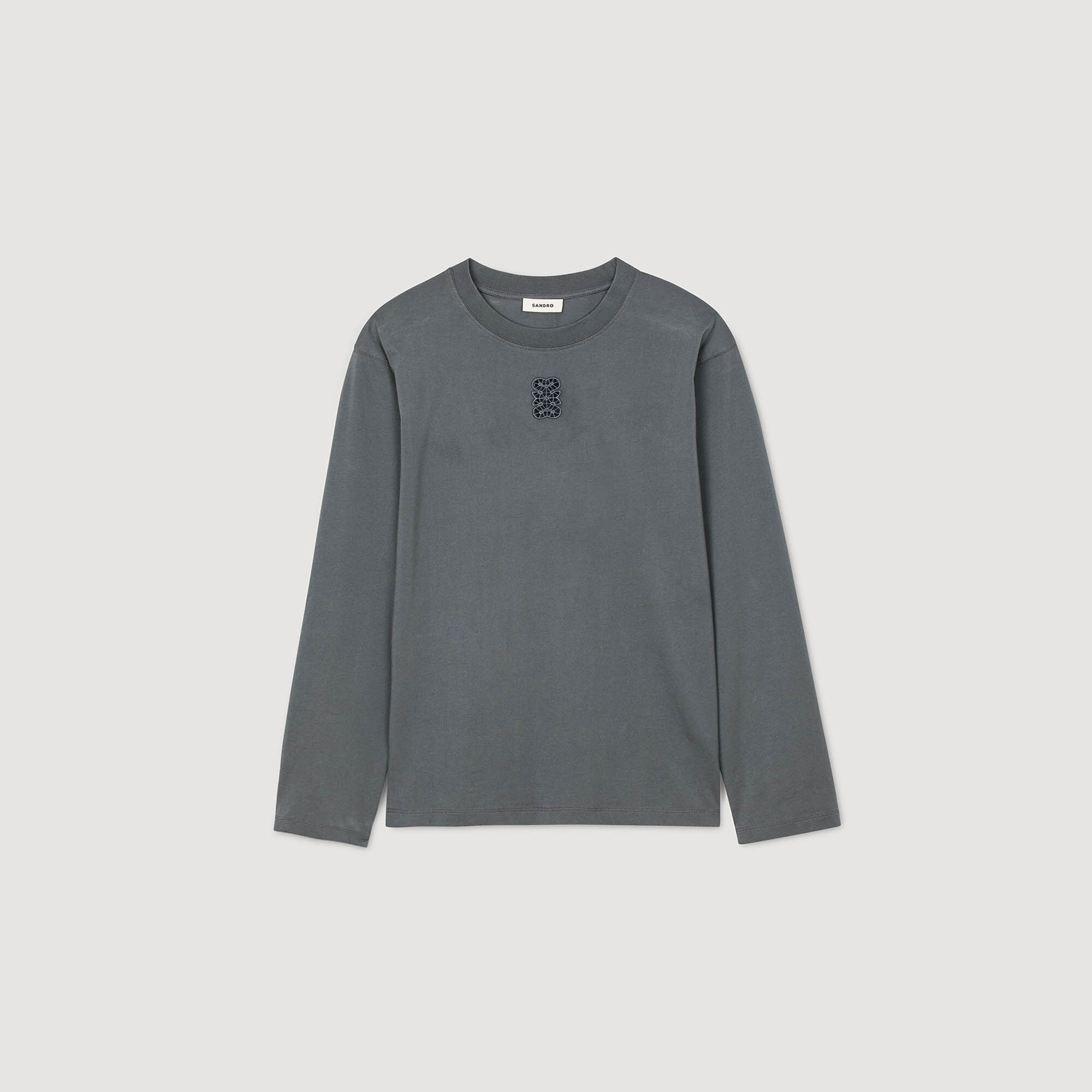 T-Shirt mit Stickerei