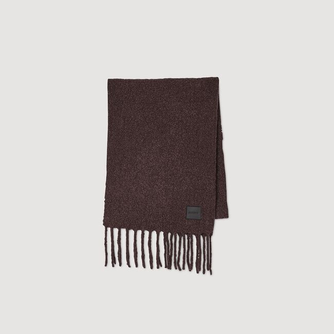 Schal in Bouclé-Optik