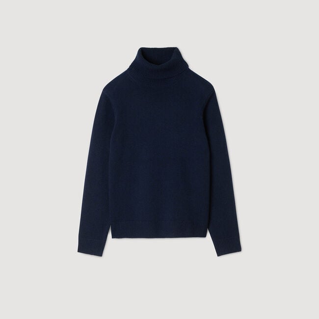 Rollkragenpullover aus Wolle & Kaschmir