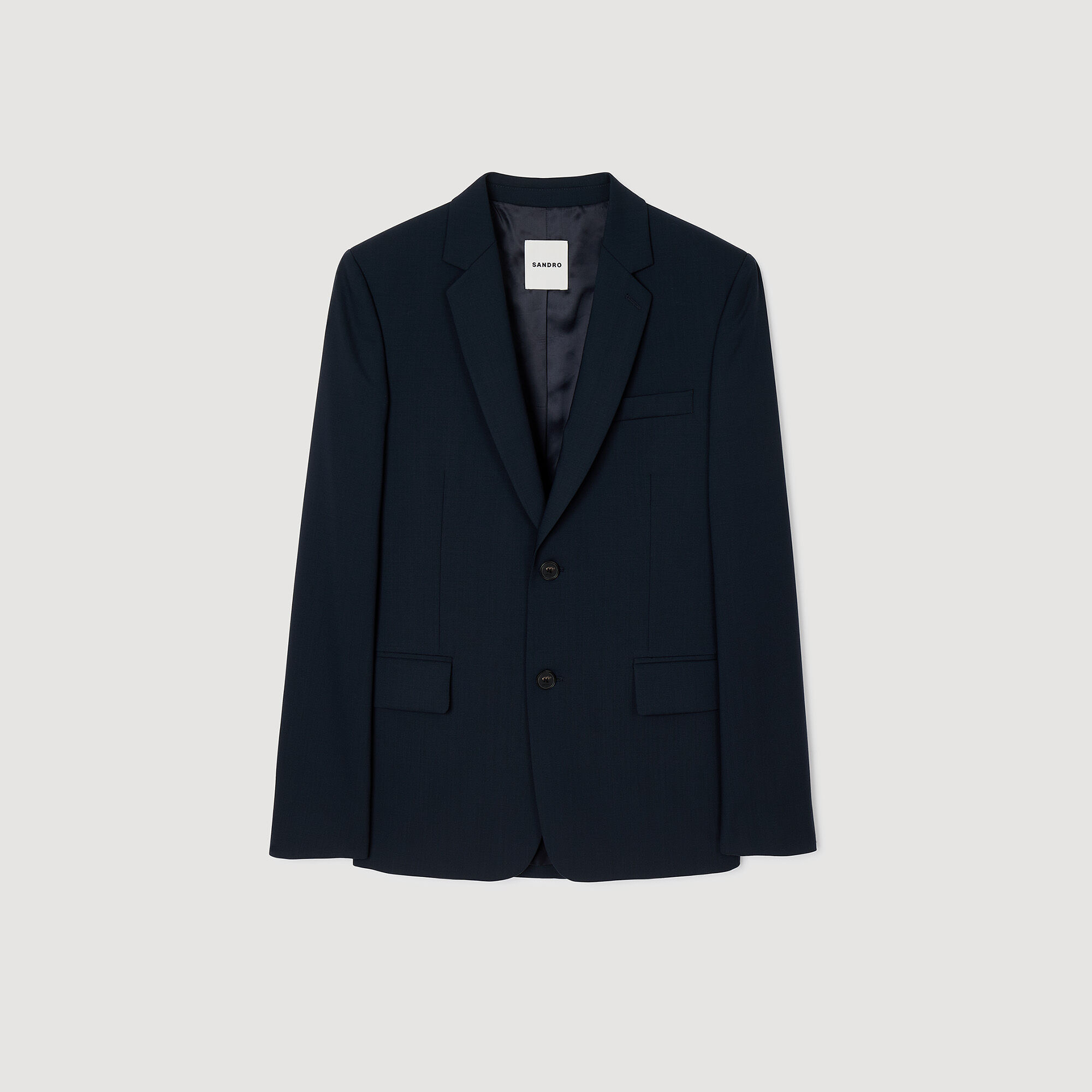 Anzugjacke aus Wolle