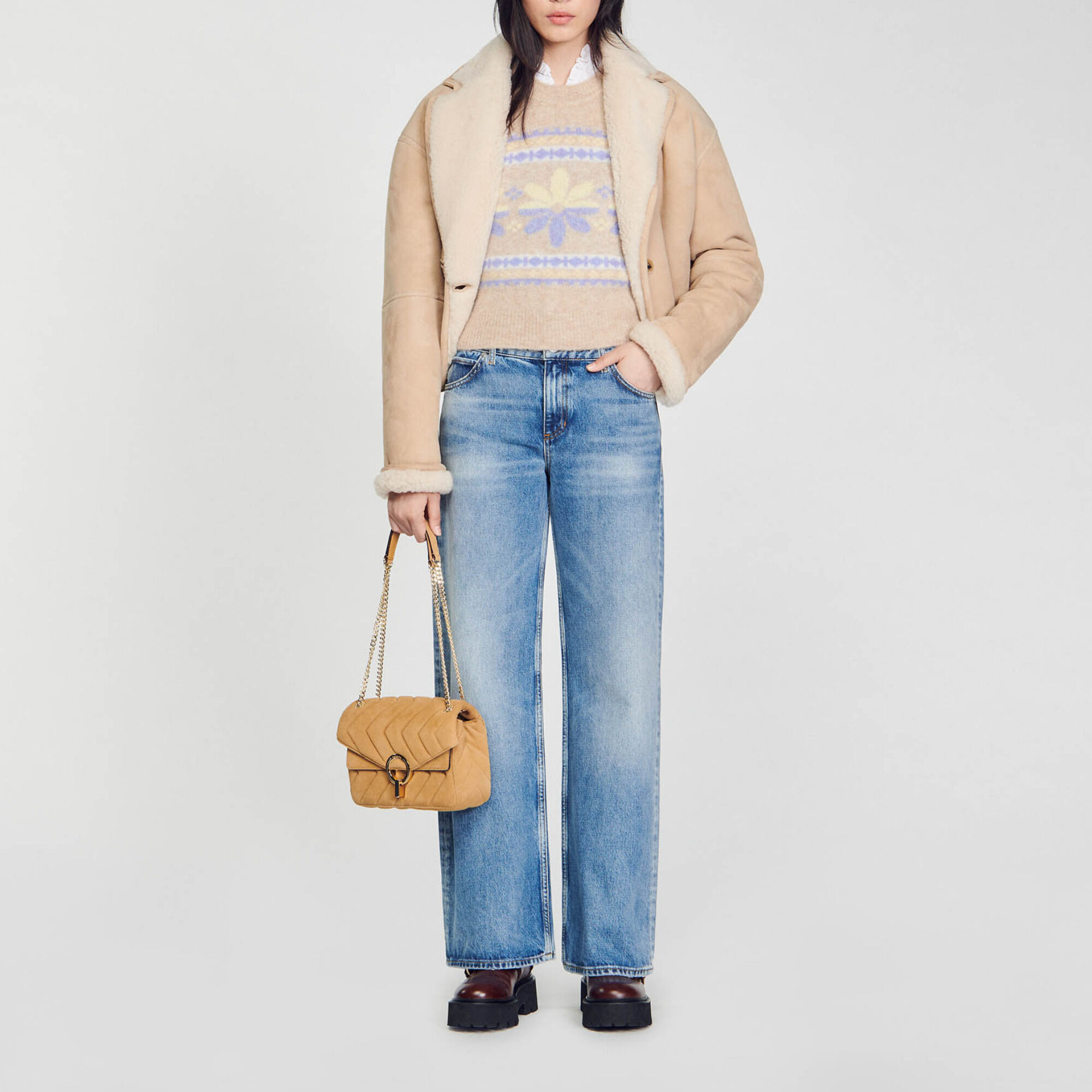 Ärmelloser Pullover