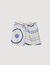Shorts mit Spiralendruckmuster