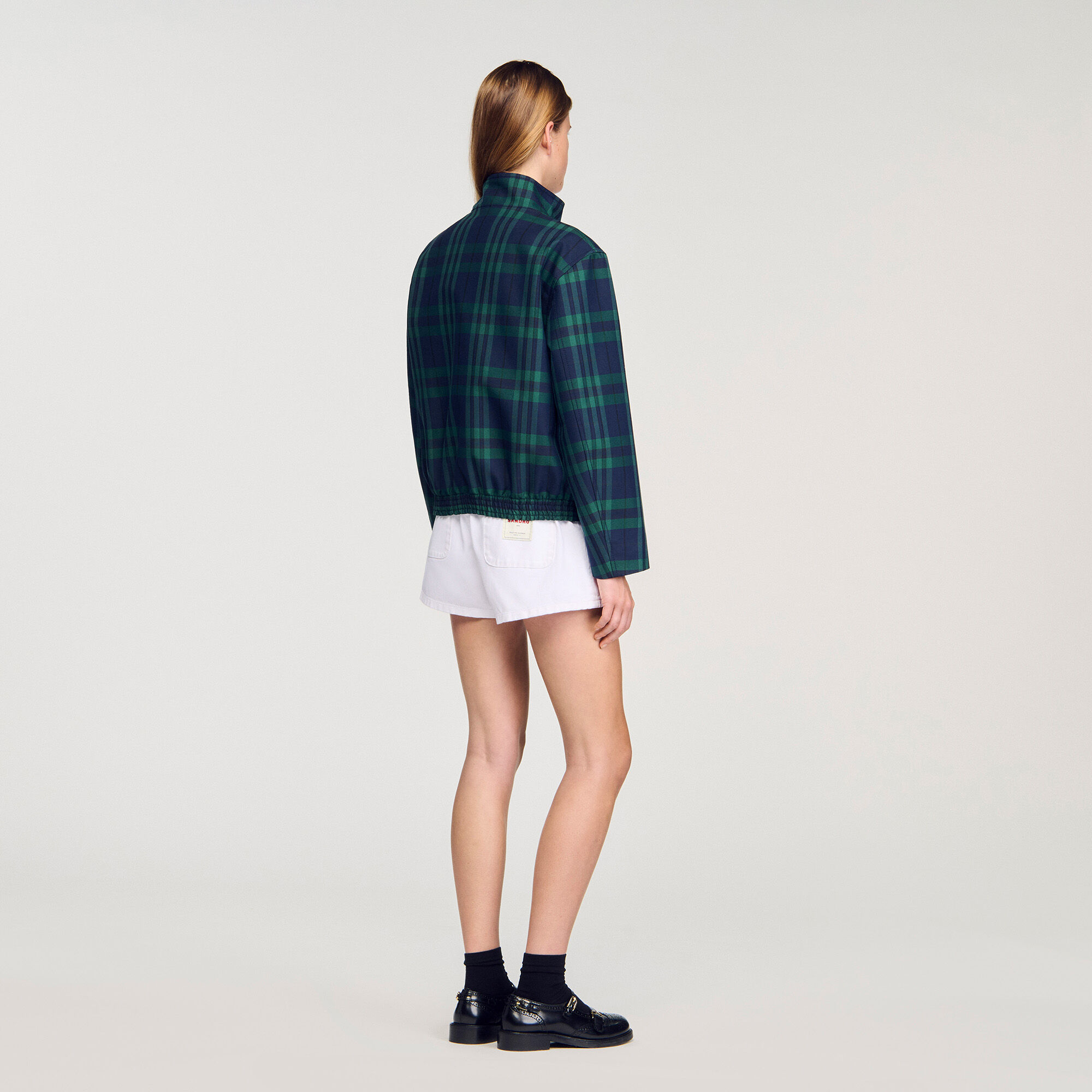 Karierte Jacke