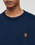 T-Shirt mit Leder-Logo