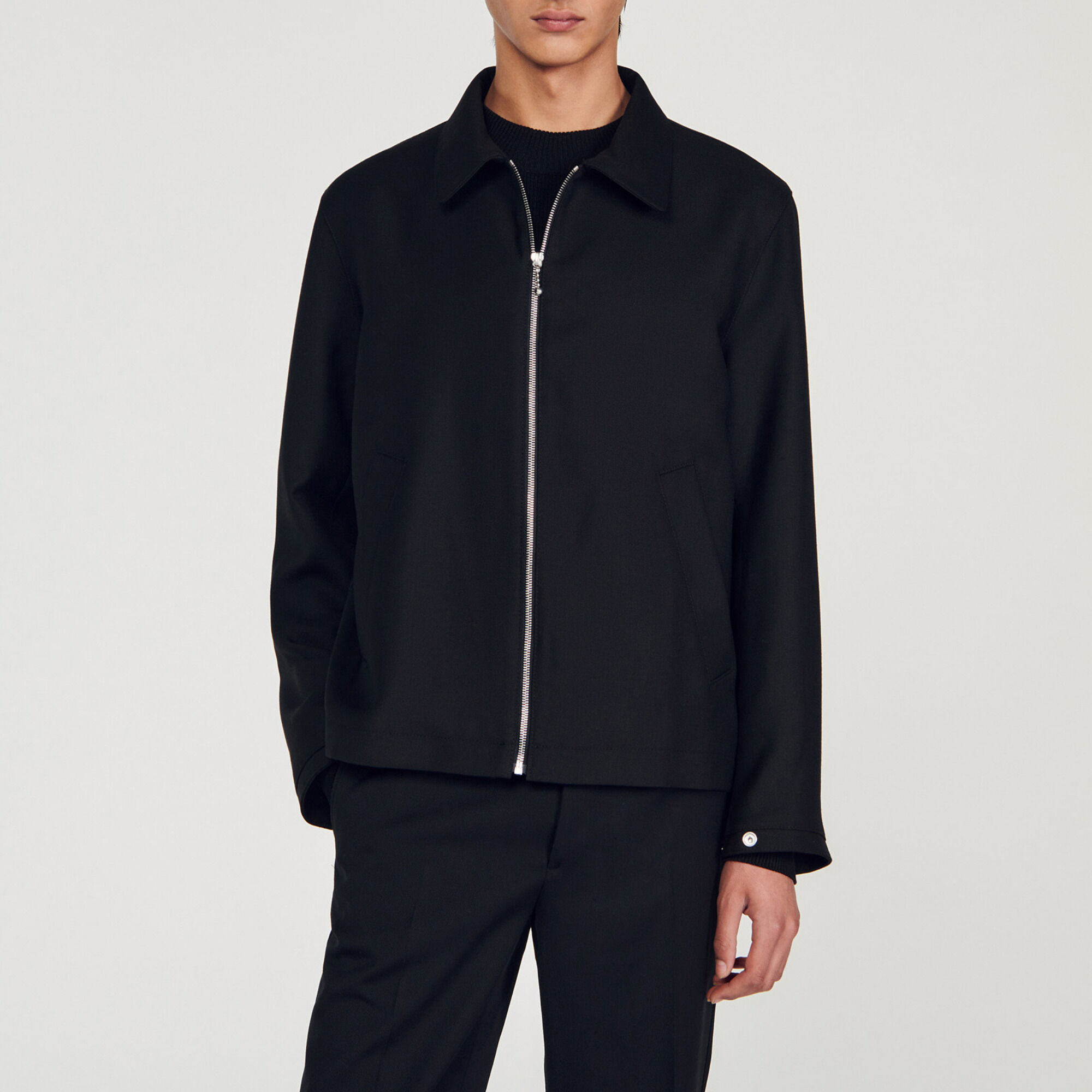 Jacke aus Woll-Mischgewebe