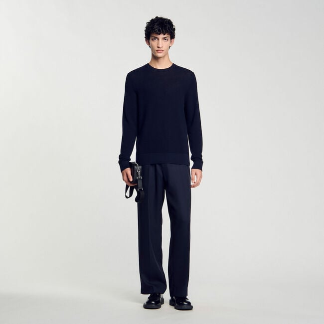 Pullover aus texturiertem Strick