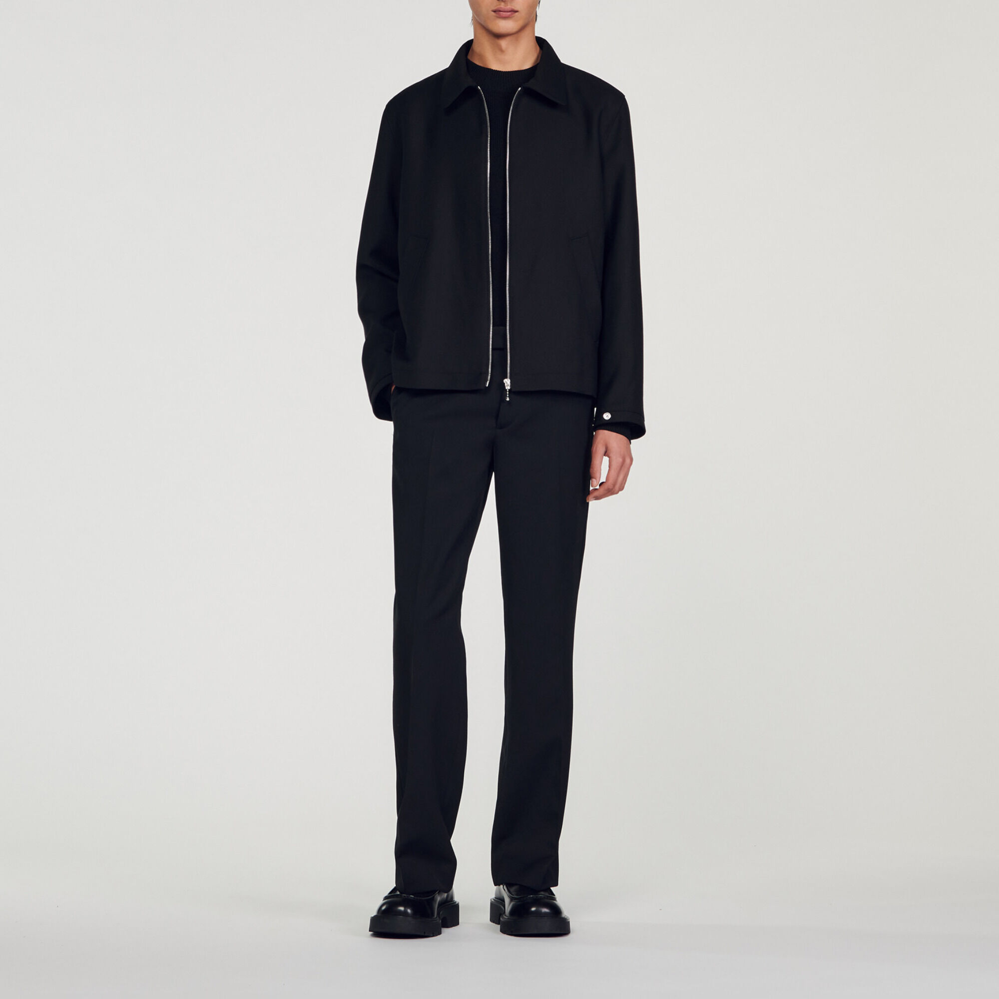 Jacke aus Woll-Mischgewebe