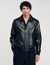 Jacke aus Glattleder