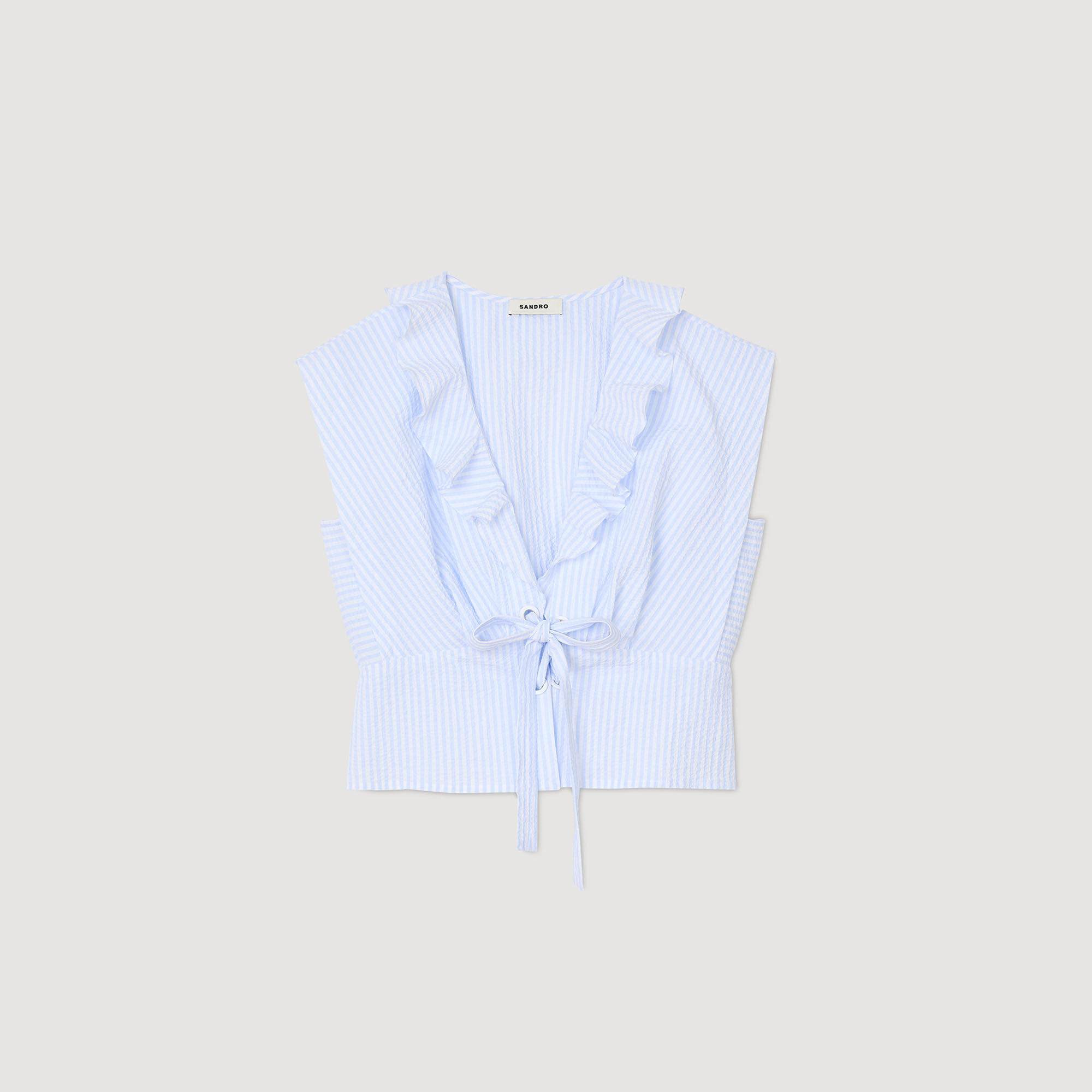 Kurzes gestreiftes Top