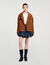 Oversize-Wildlederjacke
