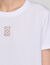 Baumwoll-T-Shirt mit Stickerei