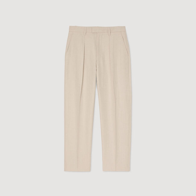 Weite Bundfaltenhose