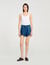 Jeansshorts mit Strass