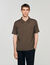 Poloshirt aus Strick mit Reißverschluss