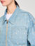 Jeansjacke mit Strass und Perlen