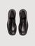 Derby-Schuhe aus glasiertem Leder