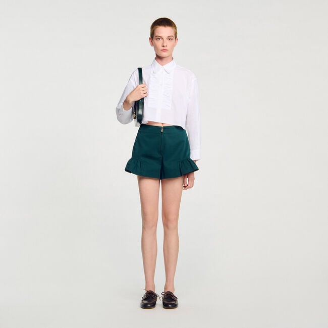 Shorts mit Volants