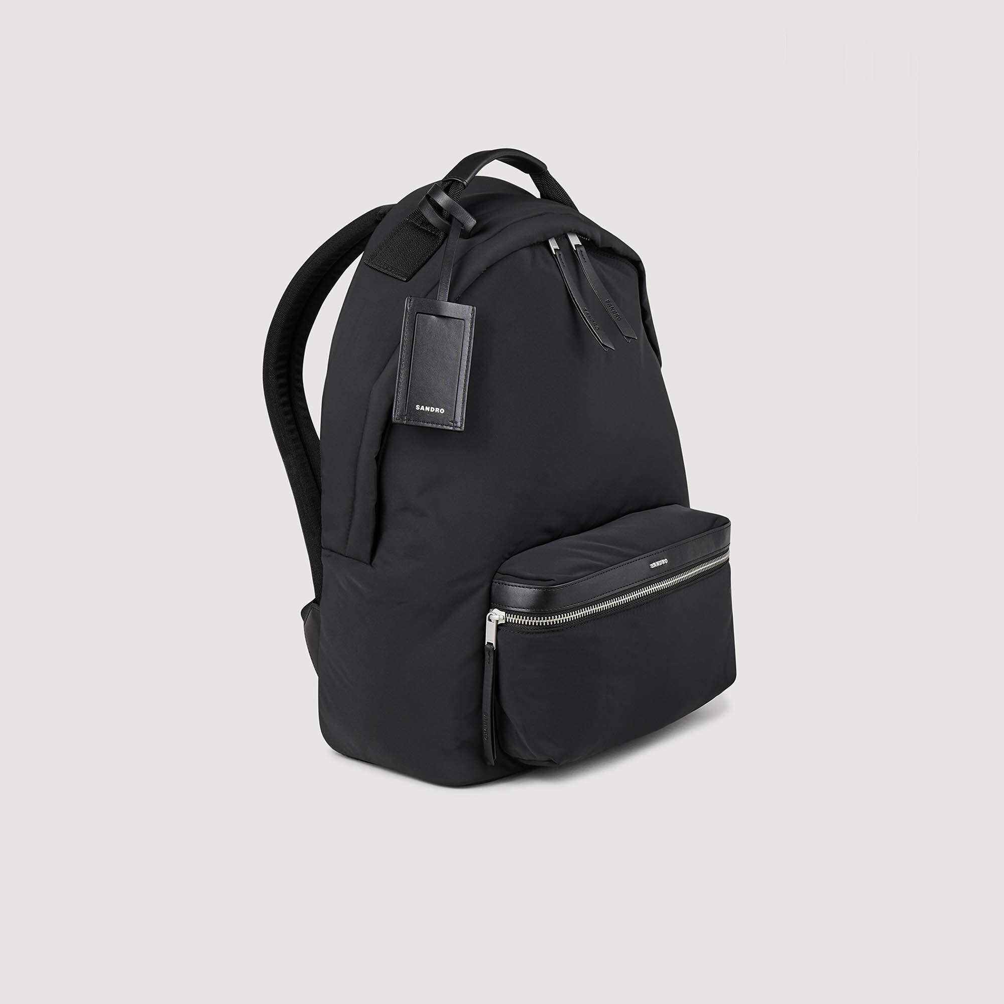 Rucksack aus Canvas und Leder