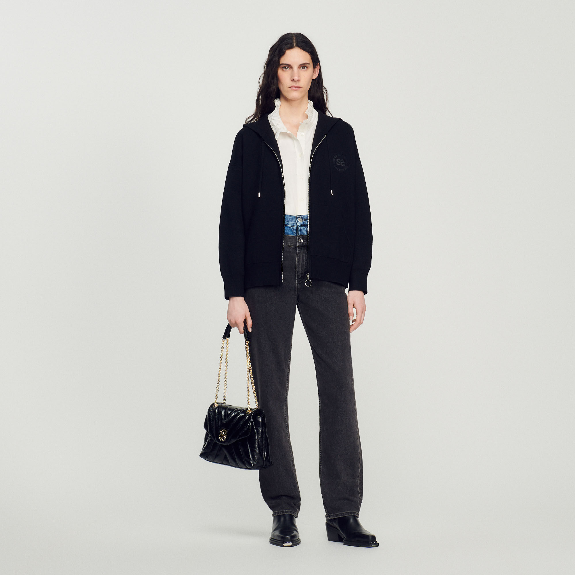 Tasche Mila aus gestepptem Leder