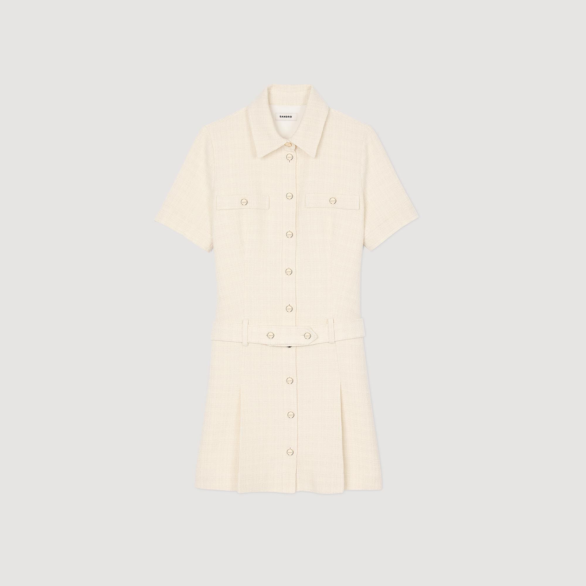 Kurzes Tweedkleid - Damen | Sandro