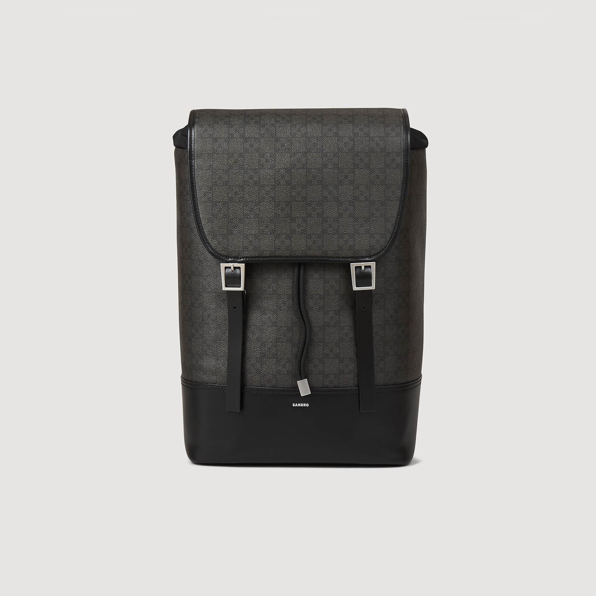 Sandro leather backpack outlet