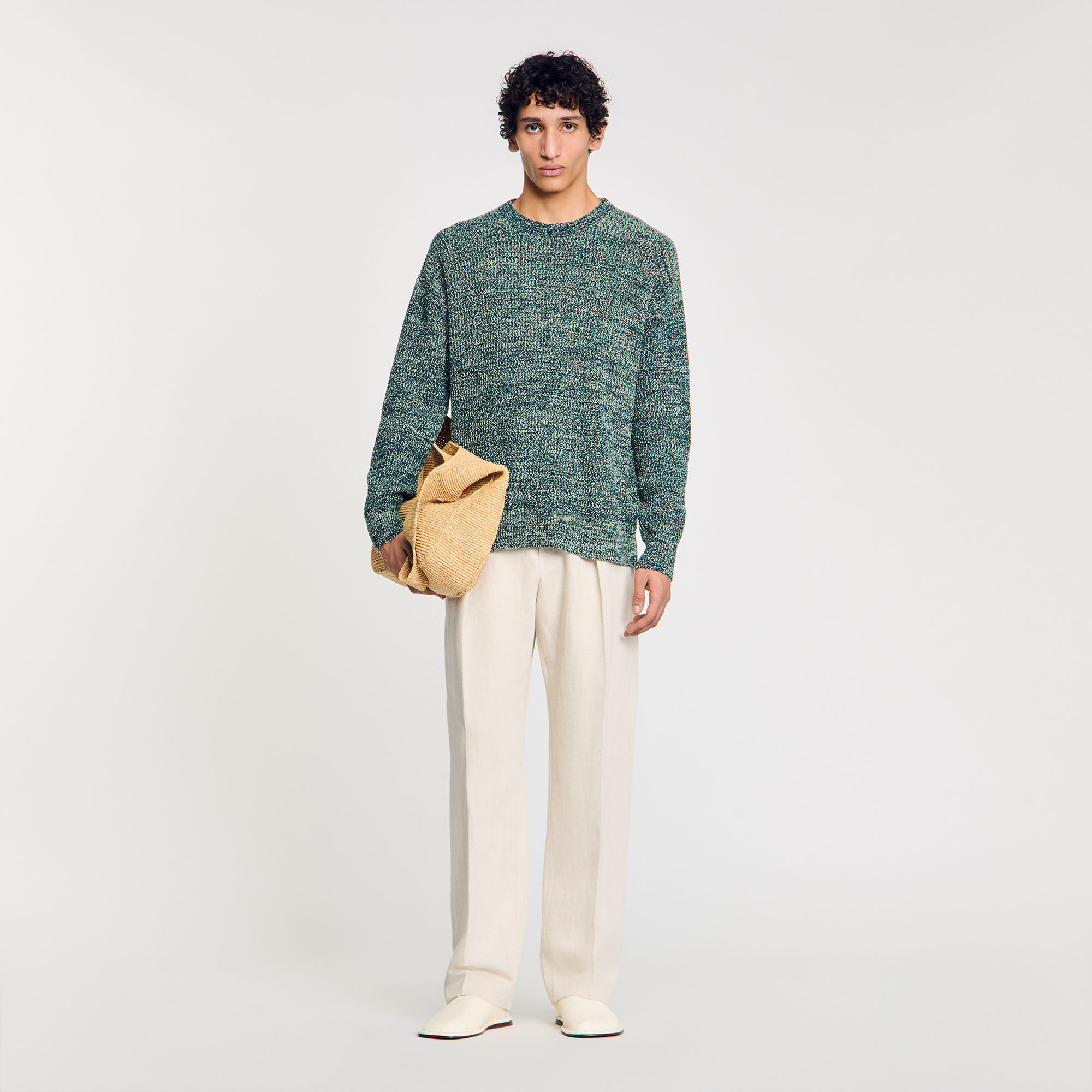 Pullover aus Chenille-Garn