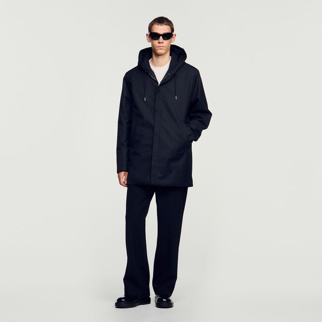 Wattierter Parka mit Kapuze - Herren | Sandro
