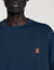 Oversize-Sweatshirt mit Leder-Patch
