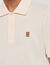 Poloshirt mit Leder-Logo