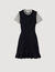 Kurzes Strickkleid im 2-in-1-Look