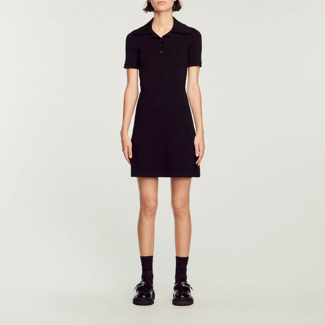 Kleid aus Rippstrick