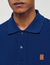 Poloshirt mit Leder-Logo