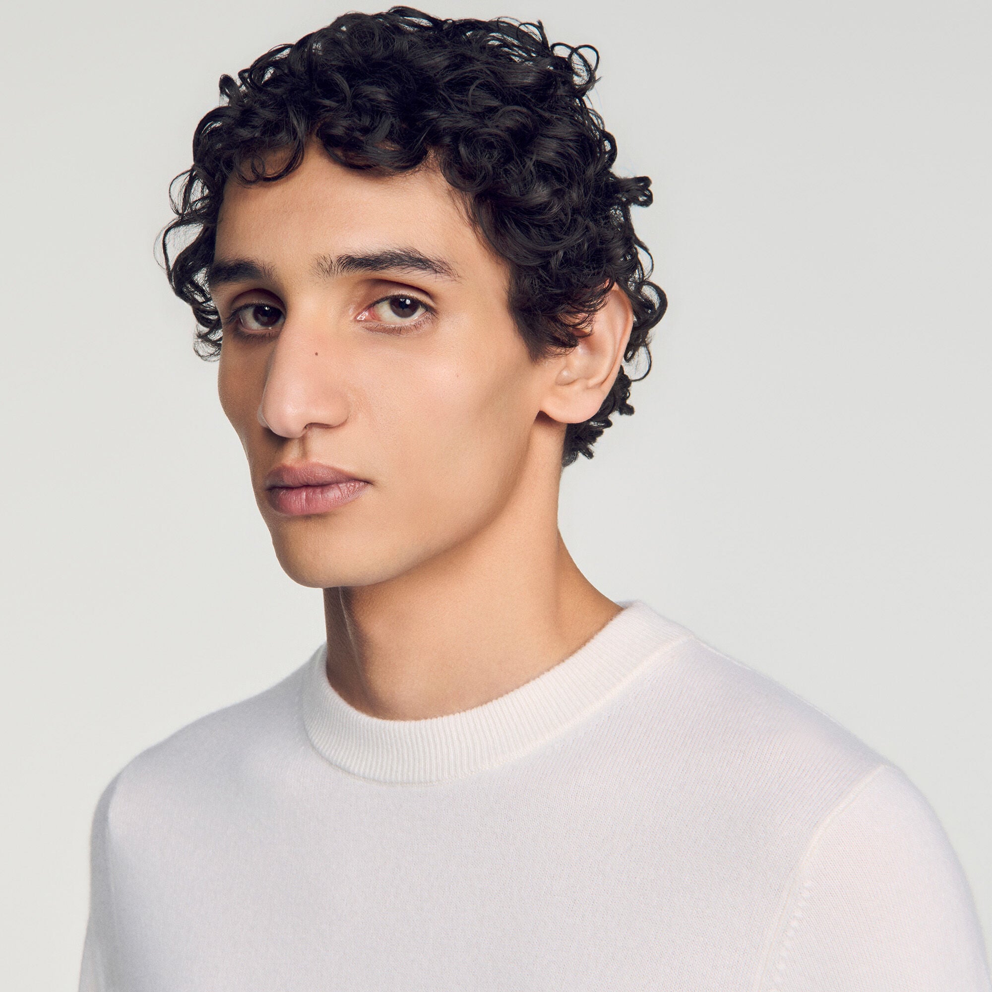 Kaschmirpullover mit Rundhals - Mixte | Sandro
