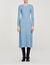 Midikleid aus Strick mit langen &Auml;rmeln