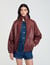 Oversize-Lederblouson