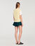 Strickpullover aus Materialmix