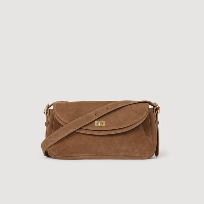 Ledertasche Le Mambo aus Wildleder