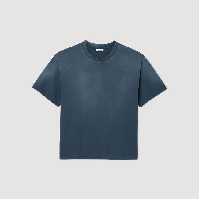 Oversize-T-Shirt aus Baumwolle