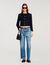 Tweed-Jacke mit Volants