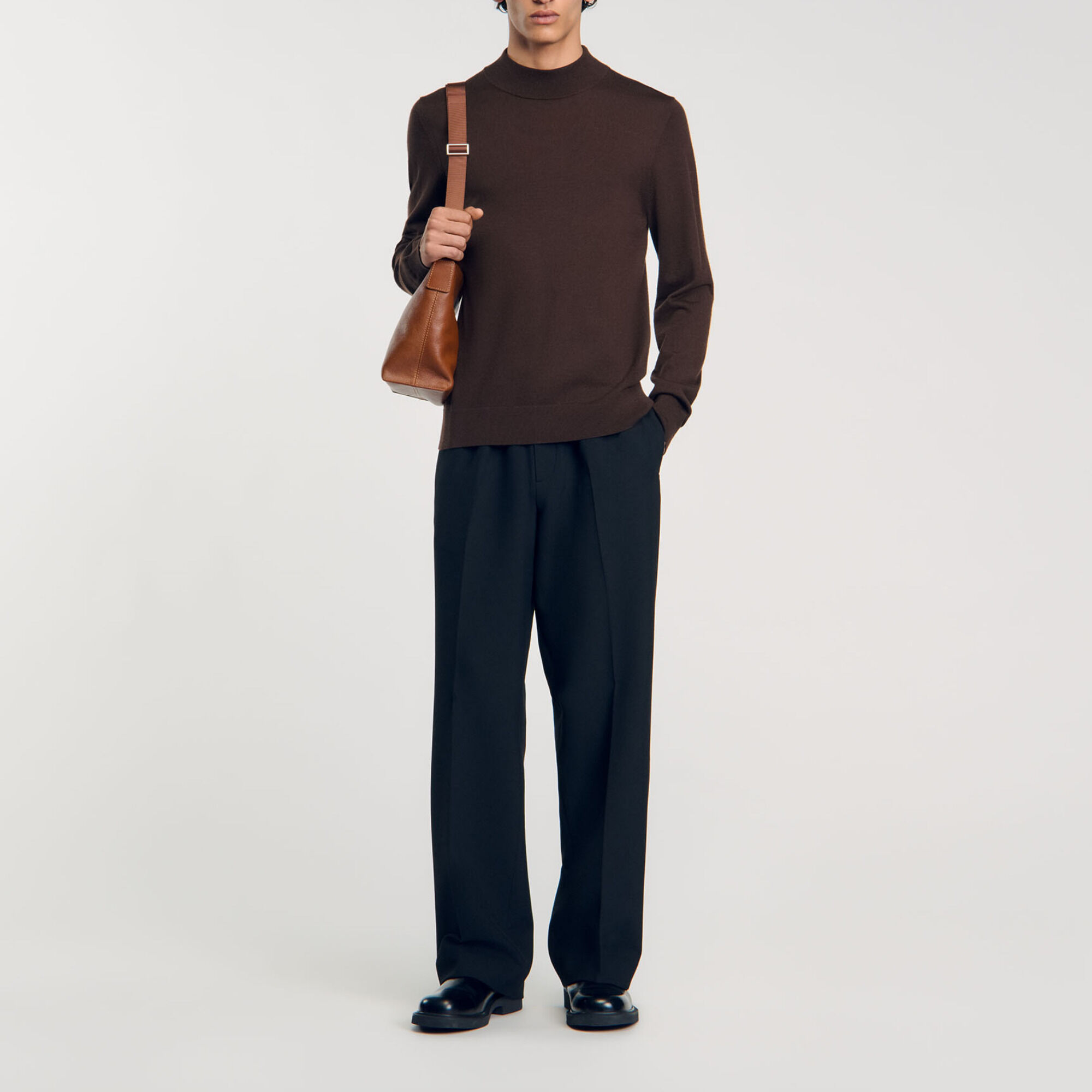 Pullover mit Stehkragen