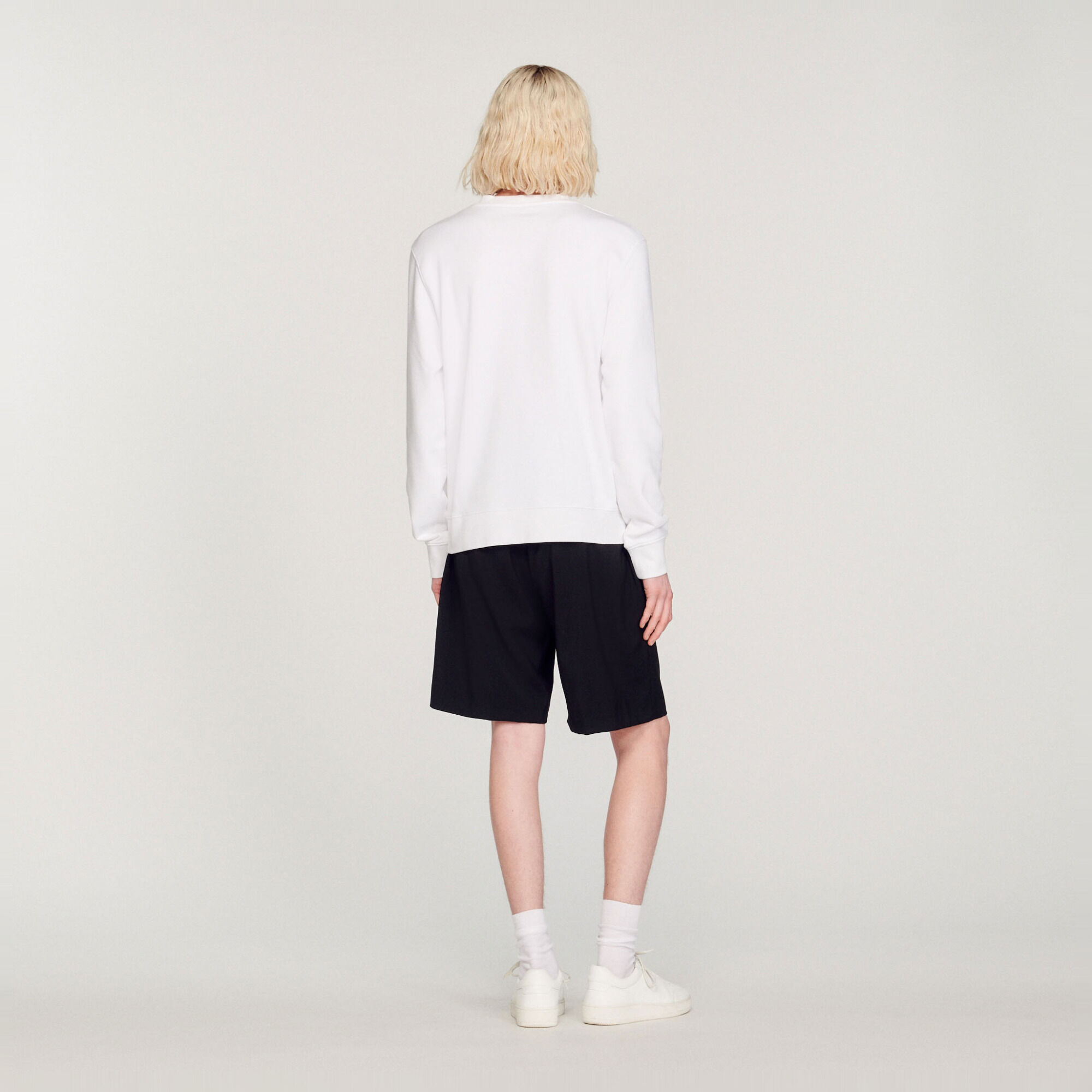 Sweatshirt mit Square-Cross-Motiv