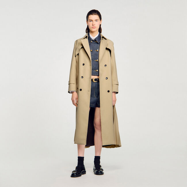 Trenchcoat mit Gürtel