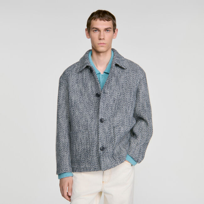 Melierter Worker-Blouson - Herren | Sandro