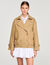 Kurzer Oversize-Trenchcoat