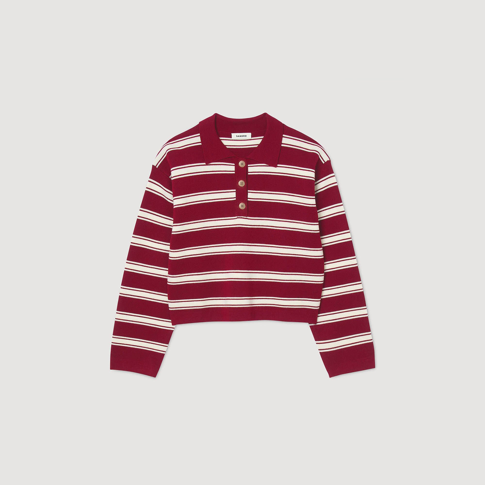 Pullover mit Streifenmuster