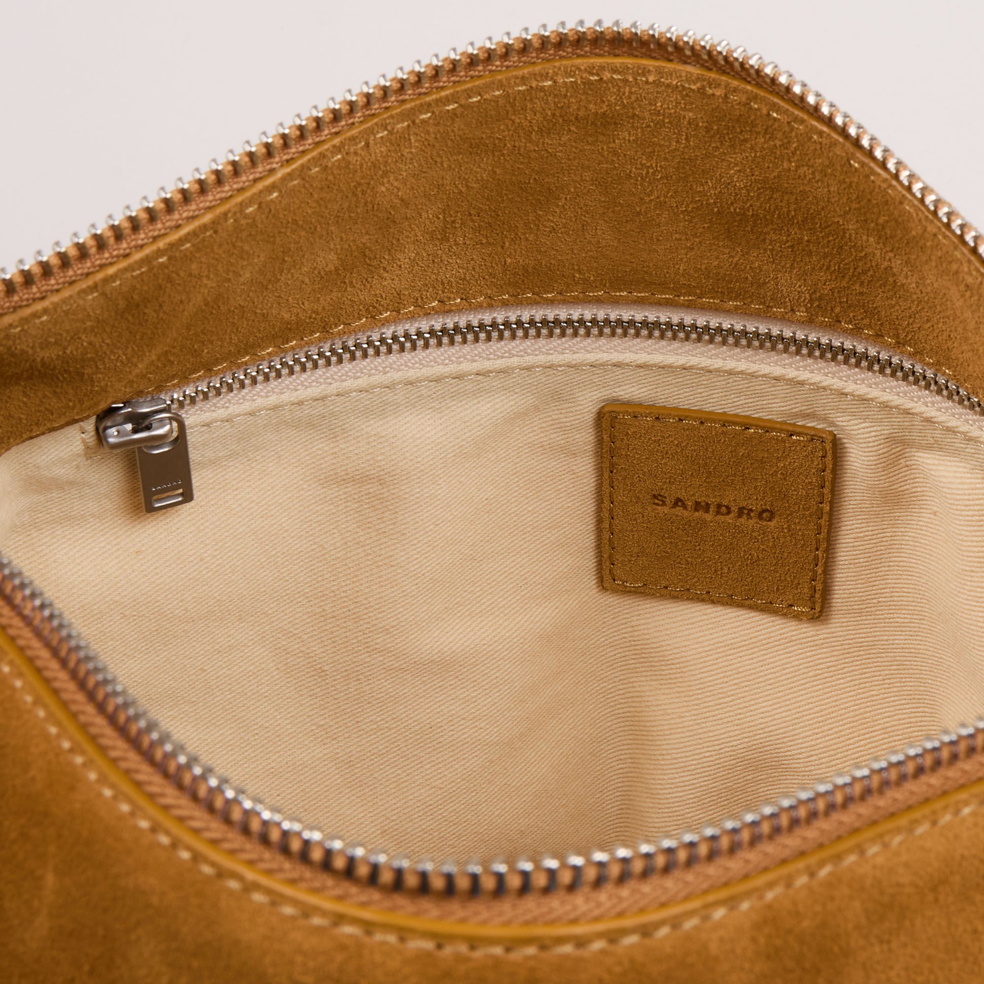 Hobotasche aus Veloursleder