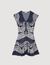 Kurzes Kleid mit Bandana-Print