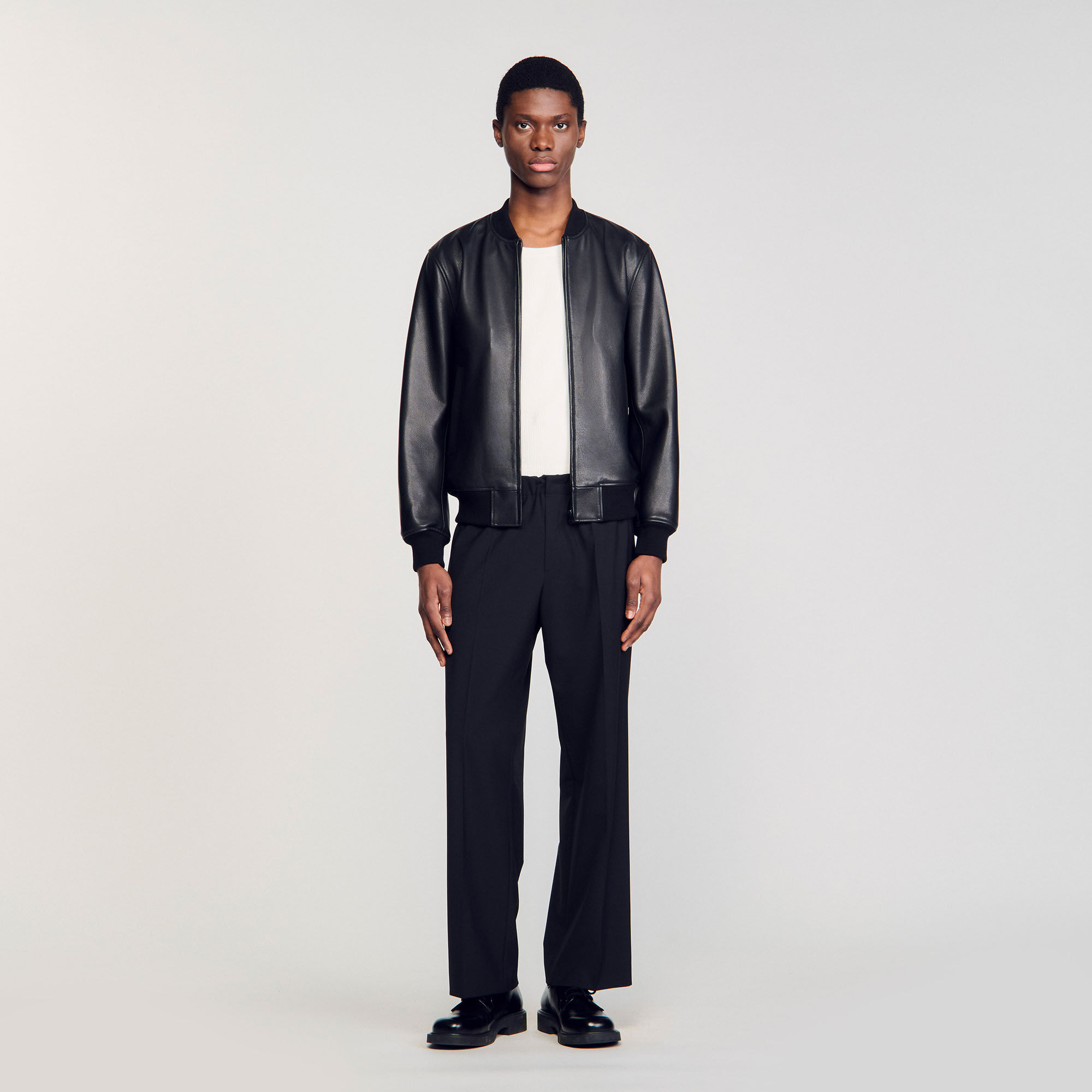 Blouson aus Leder